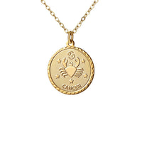 Zodiac Coin Necklace