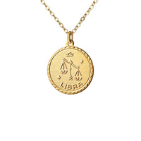 Zodiac Coin Necklace