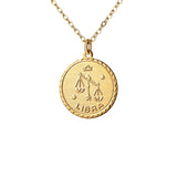 Zodiac Coin Necklace
