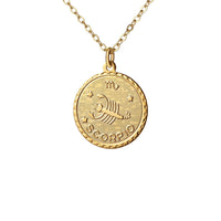 Zodiac Coin Necklace