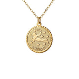 Zodiac Coin Necklace
