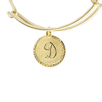 Vintage Monogram Coin Bangle