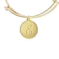 Vintage Monogram Coin Bangle