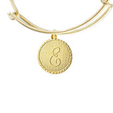 Vintage Monogram Coin Bangle