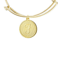 Vintage Monogram Coin Bangle