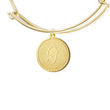Vintage Monogram Coin Bangle