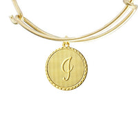 Vintage Monogram Coin Bangle