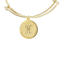Vintage Monogram Coin Bangle