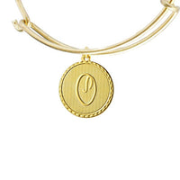 Vintage Monogram Coin Bangle