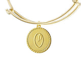Vintage Monogram Coin Bangle