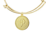 Vintage Monogram Coin Bangle
