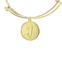 Vintage Monogram Coin Bangle