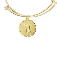 Vintage Monogram Coin Bangle