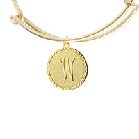 Vintage Monogram Coin Bangle
