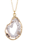 Open Drusy Agate Slice