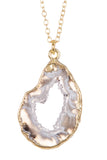 Open Drusy Agate Slice