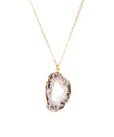 Open Drusy Agate Slice