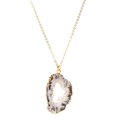 Open Drusy Agate Slice