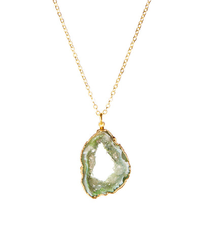 Open Drusy Agate Slice