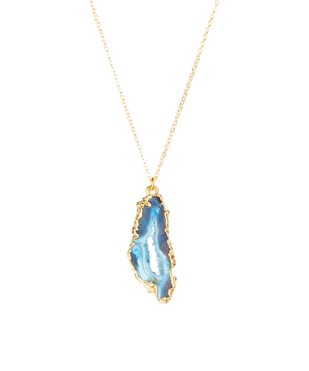 Open Drusy Agate Slice