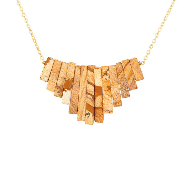 Semiprecious Cleopatra Necklace