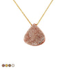 Large Drusy Necklace (Gold)