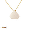 Large Drusy Necklace (Gold)