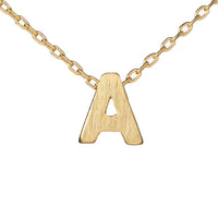 Block Slide Monogram Necklace