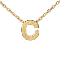 Block Slide Monogram Necklace