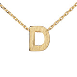 Block Slide Monogram Necklace