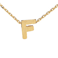 Block Slide Monogram Necklace