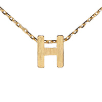 Block Slide Monogram Necklace