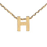 Block Slide Monogram Necklace