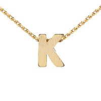 Block Slide Monogram Necklace