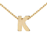 Block Slide Monogram Necklace
