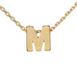 Block Slide Monogram Necklace