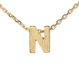 Block Slide Monogram Necklace
