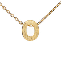 Block Slide Monogram Necklace
