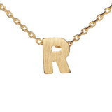 Block Slide Monogram Necklace