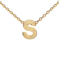 Block Slide Monogram Necklace