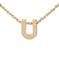 Block Slide Monogram Necklace
