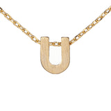 Block Slide Monogram Necklace