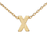 Block Slide Monogram Necklace
