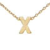 Block Slide Monogram Necklace