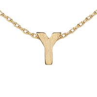 Block Slide Monogram Necklace