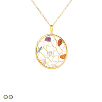 Crystal Chakra Dream Catcher (Gold and Silver)