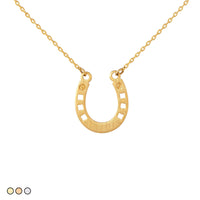 Dainty Minimalist Horseshoe Necklace