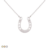 Dainty Minimalist Horseshoe Necklace