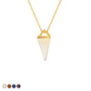 Pyramid Prism Necklace (Lapis)