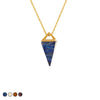 Pyramid Prism Necklace (Amethyst)